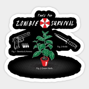 Zombie Survival Sticker